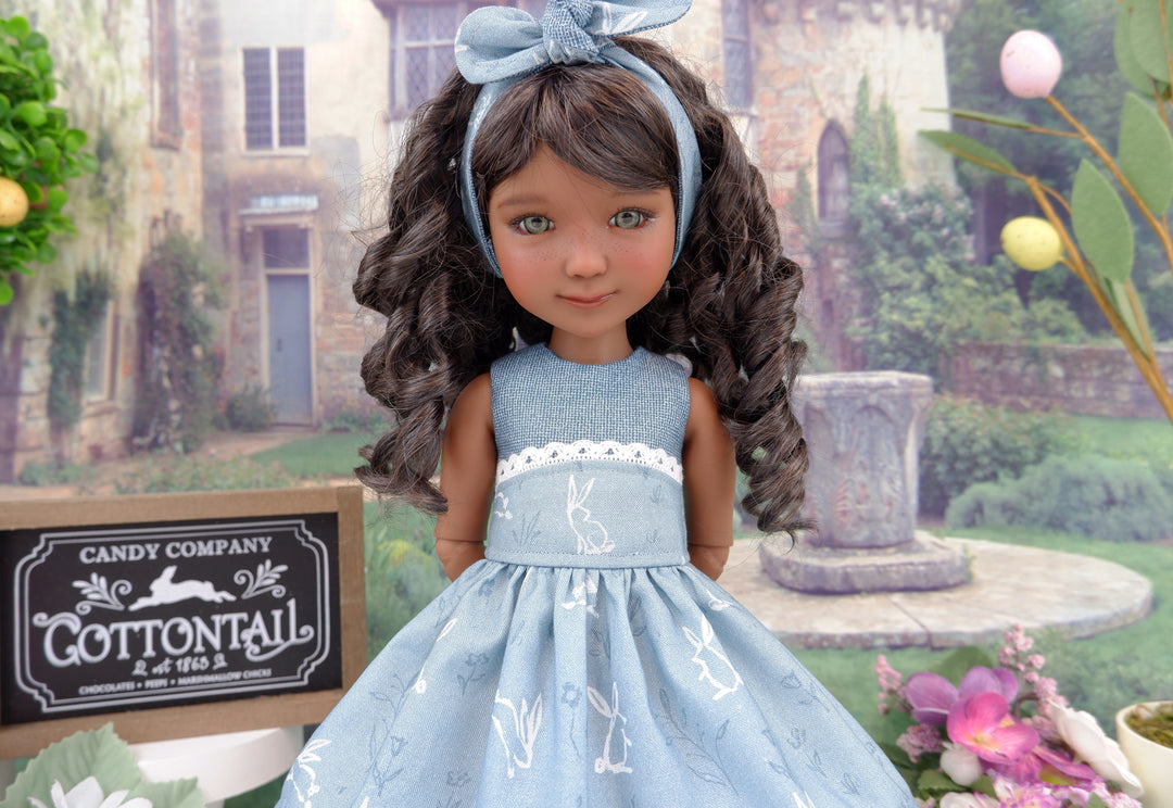 Bunny Silhouette - dress and shoes for Ruby Red Fashion Friends doll