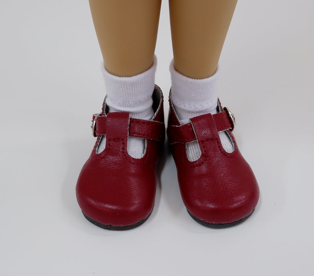 T-Strap Dress Shoes - 58mm - Fashion Friends doll shoes