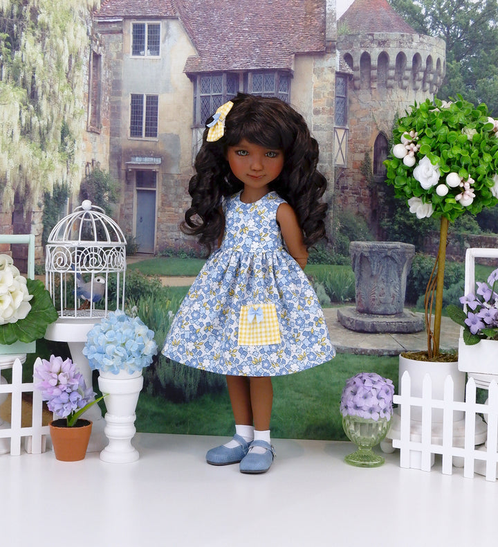 Buttercup Blues - dress with shoes for Ruby Red Fashion Friends doll