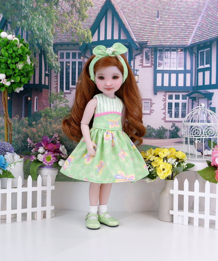 Butterfly Flutters - dress and shoes for Ruby Red Fashion Friends doll