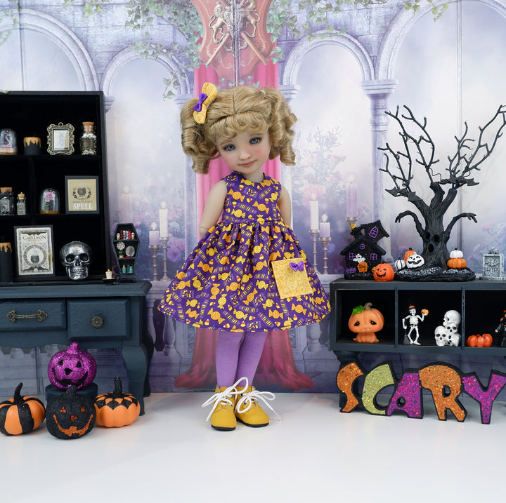 Candy Wrappers - dress with boots for Ruby Red Fashion Friends doll