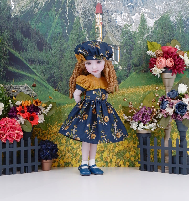 Caramel Primrose - dress and shoes for Ruby Red Fashion Friends doll
