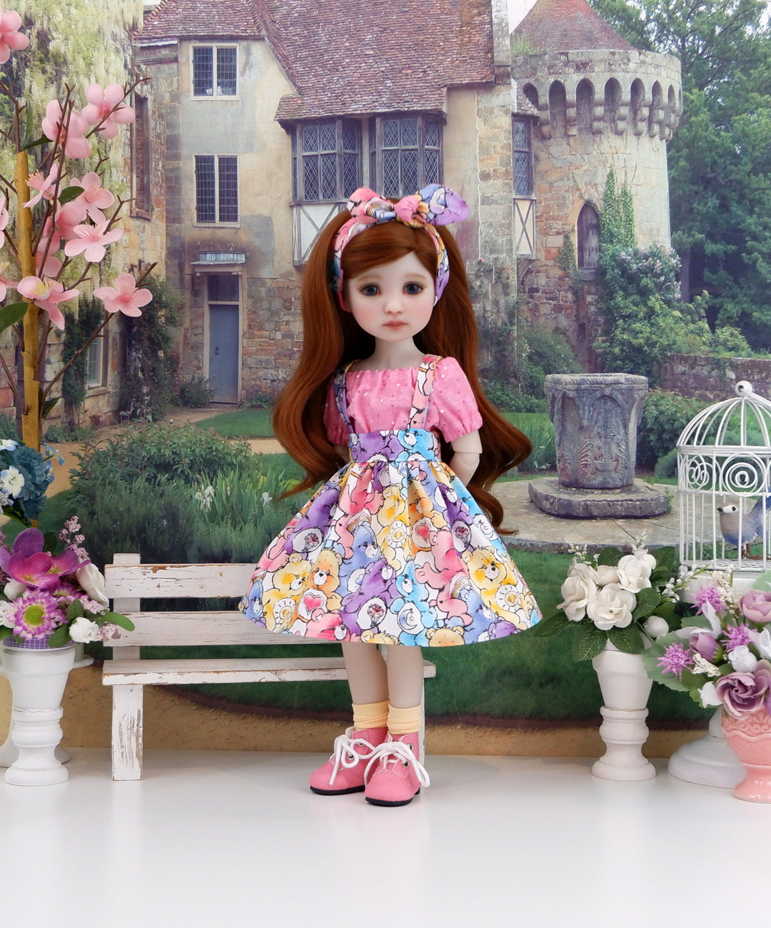 Care Bear Family - blouse & jumper with boots for Ruby Red Fashion Friends doll