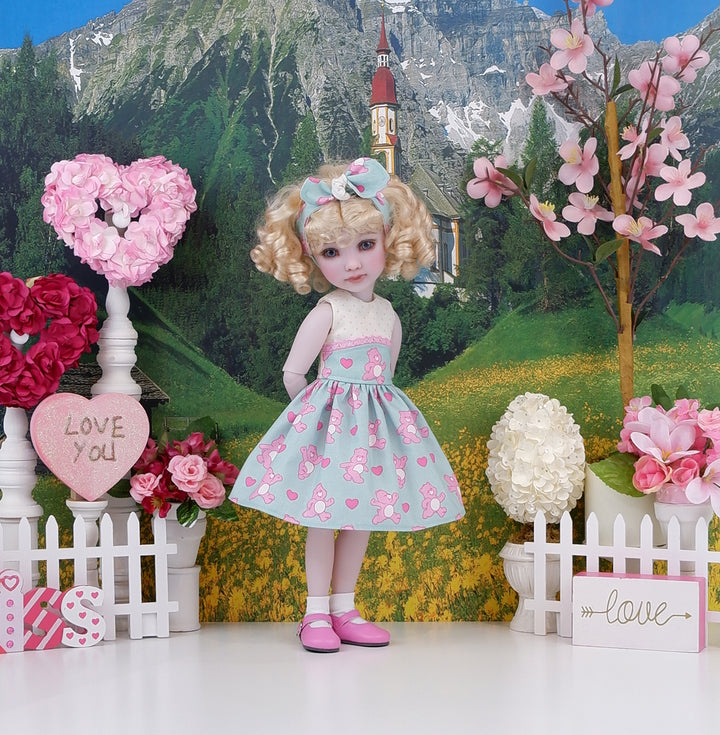 Care Bear Love - dress and shoes for Ruby Red Fashion Friends doll