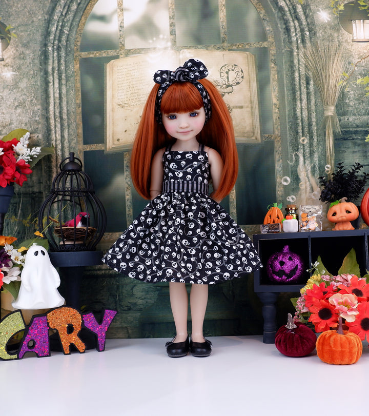 Catacomb Cutie - dress with shoes for Ruby Red Fashion Friends doll