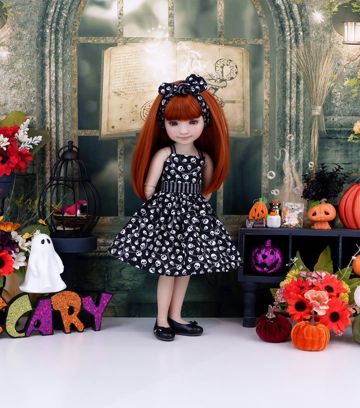 Catacomb Cutie - dress with shoes for Ruby Red Fashion Friends doll