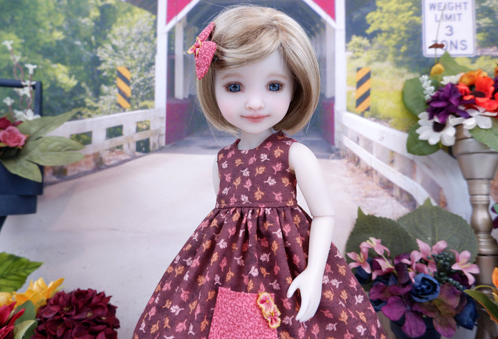Cedar in Autumn - dress with shoes for Ruby Red Fashion Friends doll