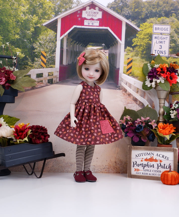 Cedar in Autumn - dress with shoes for Ruby Red Fashion Friends doll