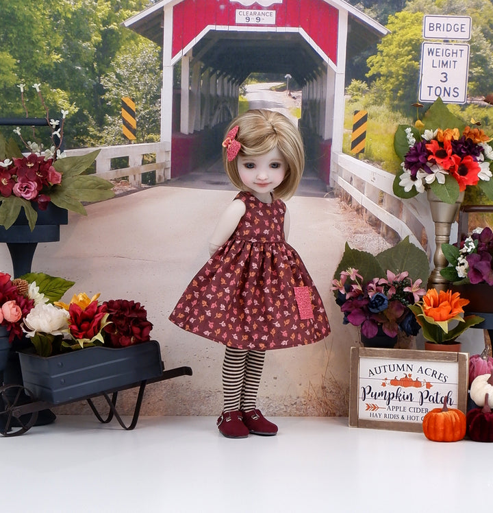 Cedar in Autumn - dress with shoes for Ruby Red Fashion Friends doll