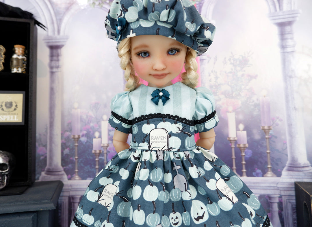 Cemetery at Midnight - dress with shoes for Ruby Red Fashion Friends doll