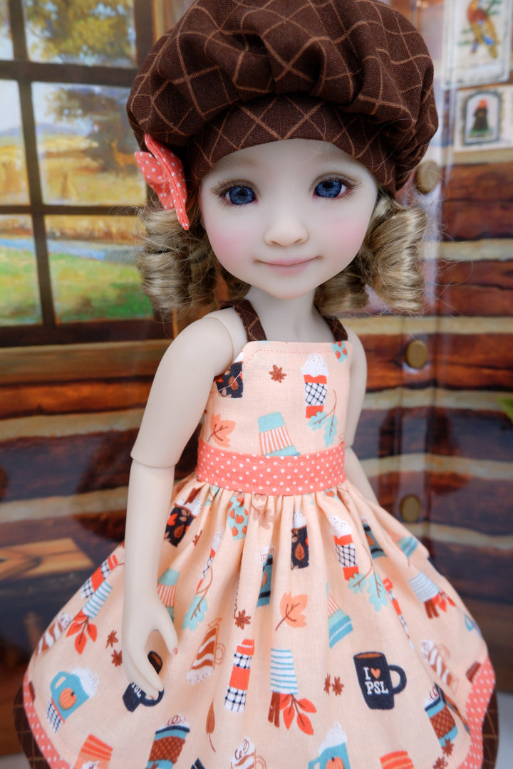 Chai Latte - dress with shoes for Ruby Red Fashion Friends doll