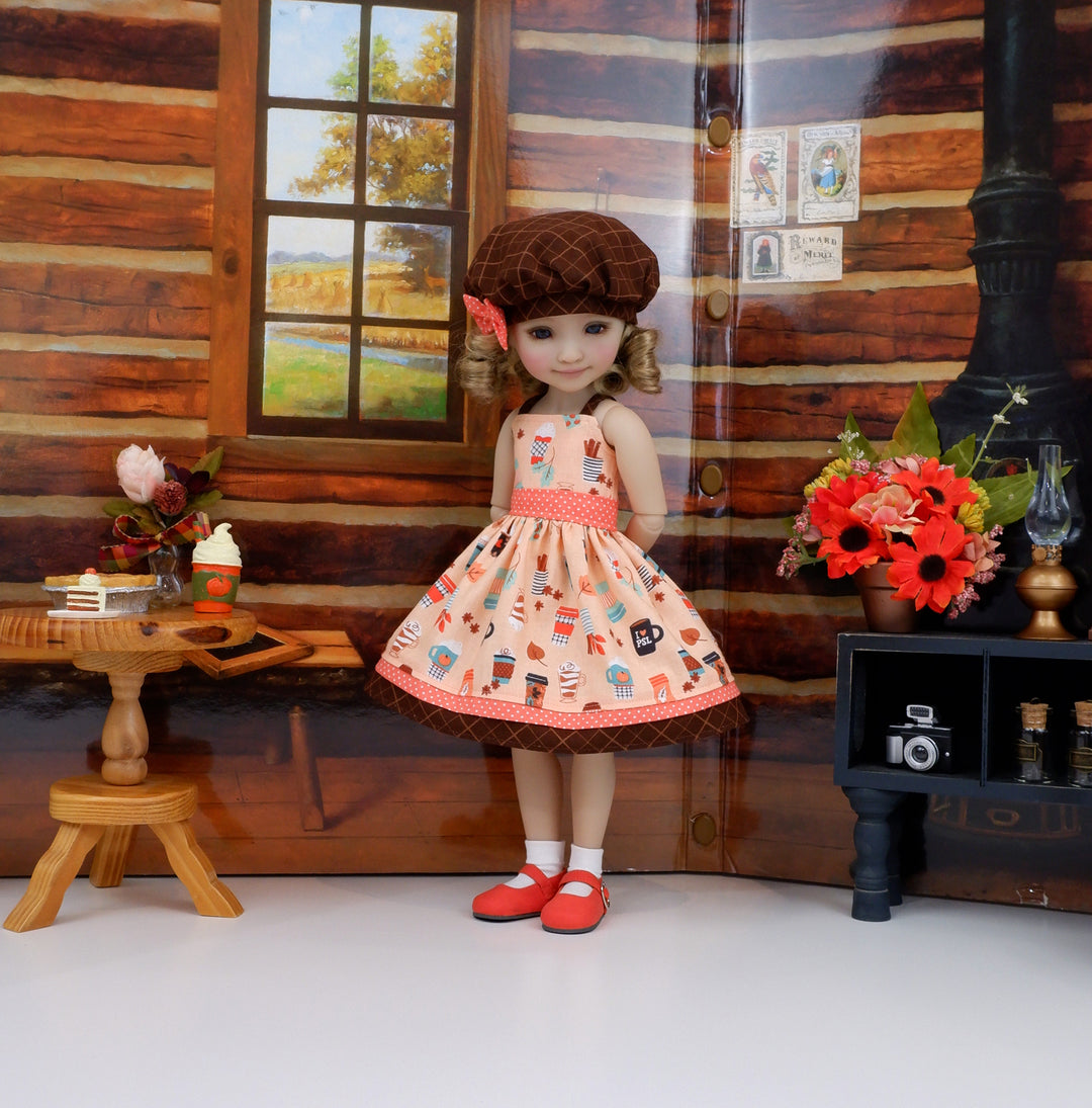 Chai Latte - dress with shoes for Ruby Red Fashion Friends doll