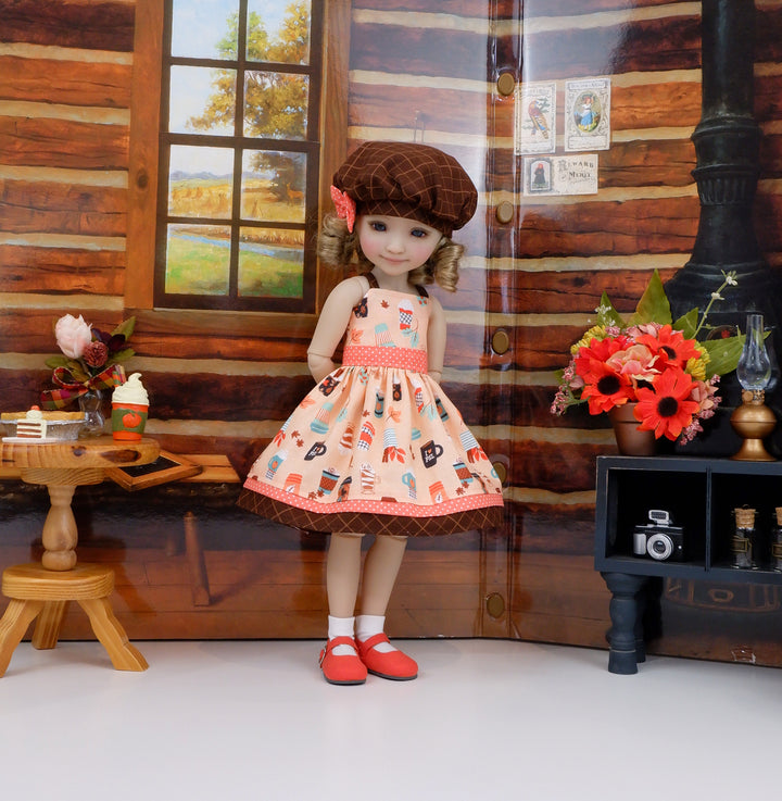 Chai Latte - dress with shoes for Ruby Red Fashion Friends doll