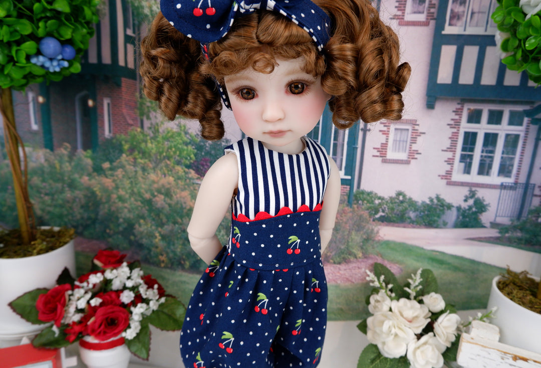 Cherry Fresh - romper with boots for Ruby Red Fashion Friends doll