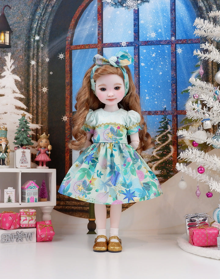 Christmas Magic - dress with shoes for Ruby Red Fashion Friends doll
