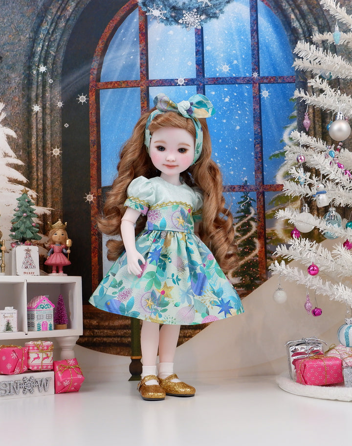 Christmas Magic - dress with shoes for Ruby Red Fashion Friends doll