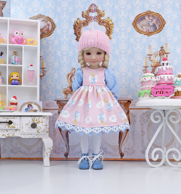Cinderella Cameo - dress ensemble with boots for Ruby Red Fashion Friends doll