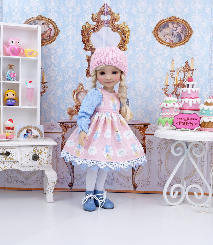 Cinderella Cameo - dress ensemble with boots for Ruby Red Fashion Friends doll