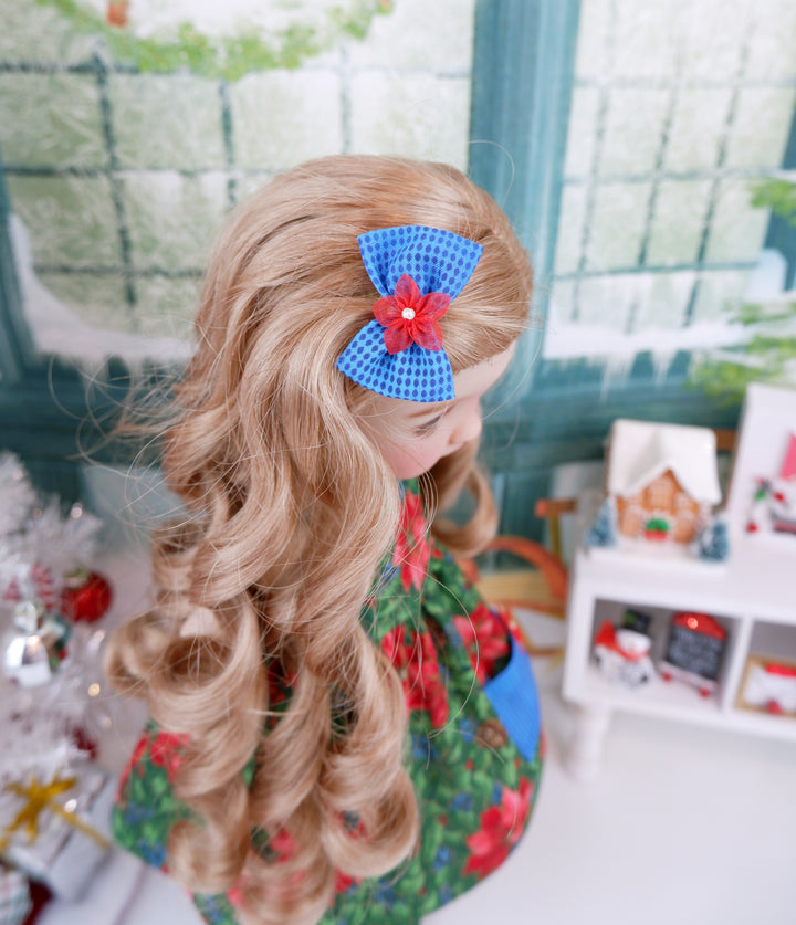 Classic Poinsettia - dress with boots for Ruby Red Fashion Friends doll