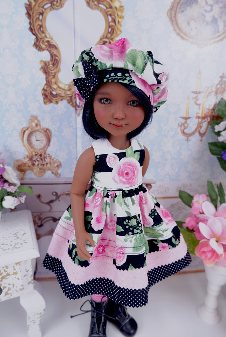 Classy Rose - dress with boots for Ruby Red Fashion Friends doll