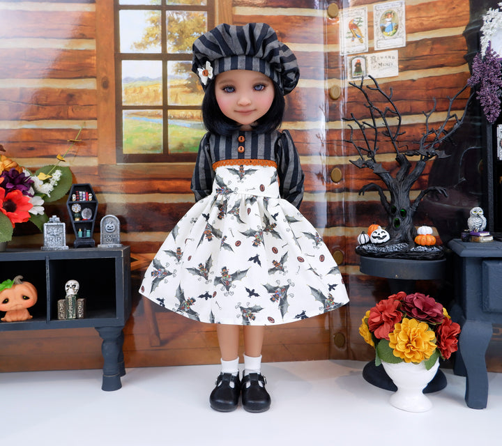 Clockwork Bats - dress and shoes for Ruby Red Fashion Friends doll