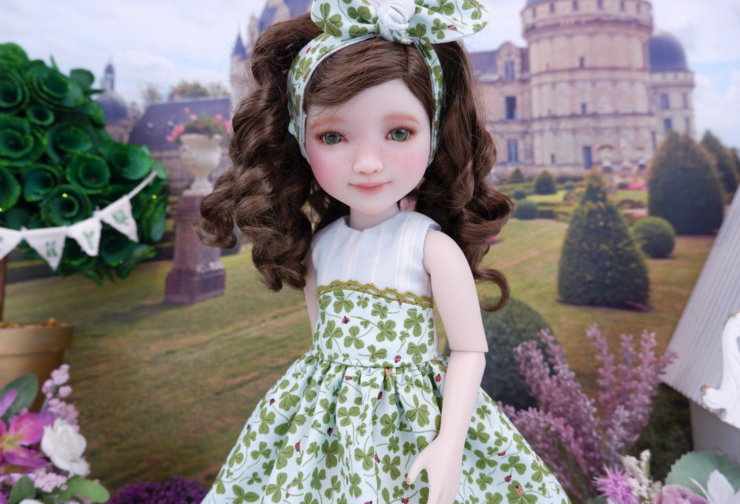 Clover Garden - dress with shoes for Ruby Red Fashion Friends doll