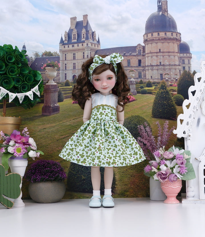 Clover Garden - dress with shoes for Ruby Red Fashion Friends doll