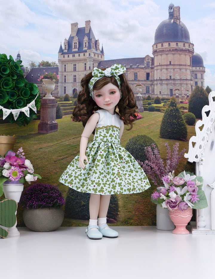Clover Garden - dress with shoes for Ruby Red Fashion Friends doll