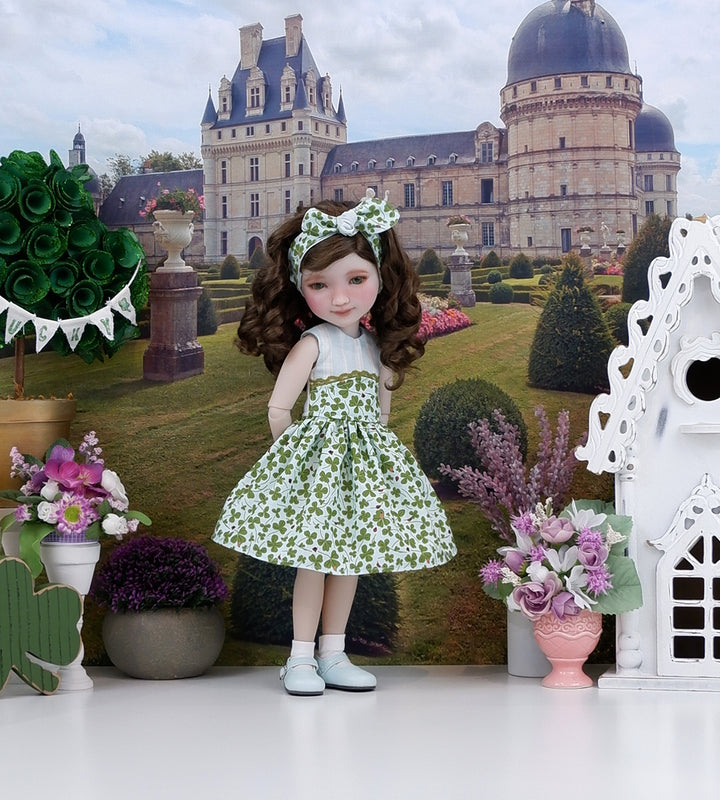 Clover Garden - dress with shoes for Ruby Red Fashion Friends doll