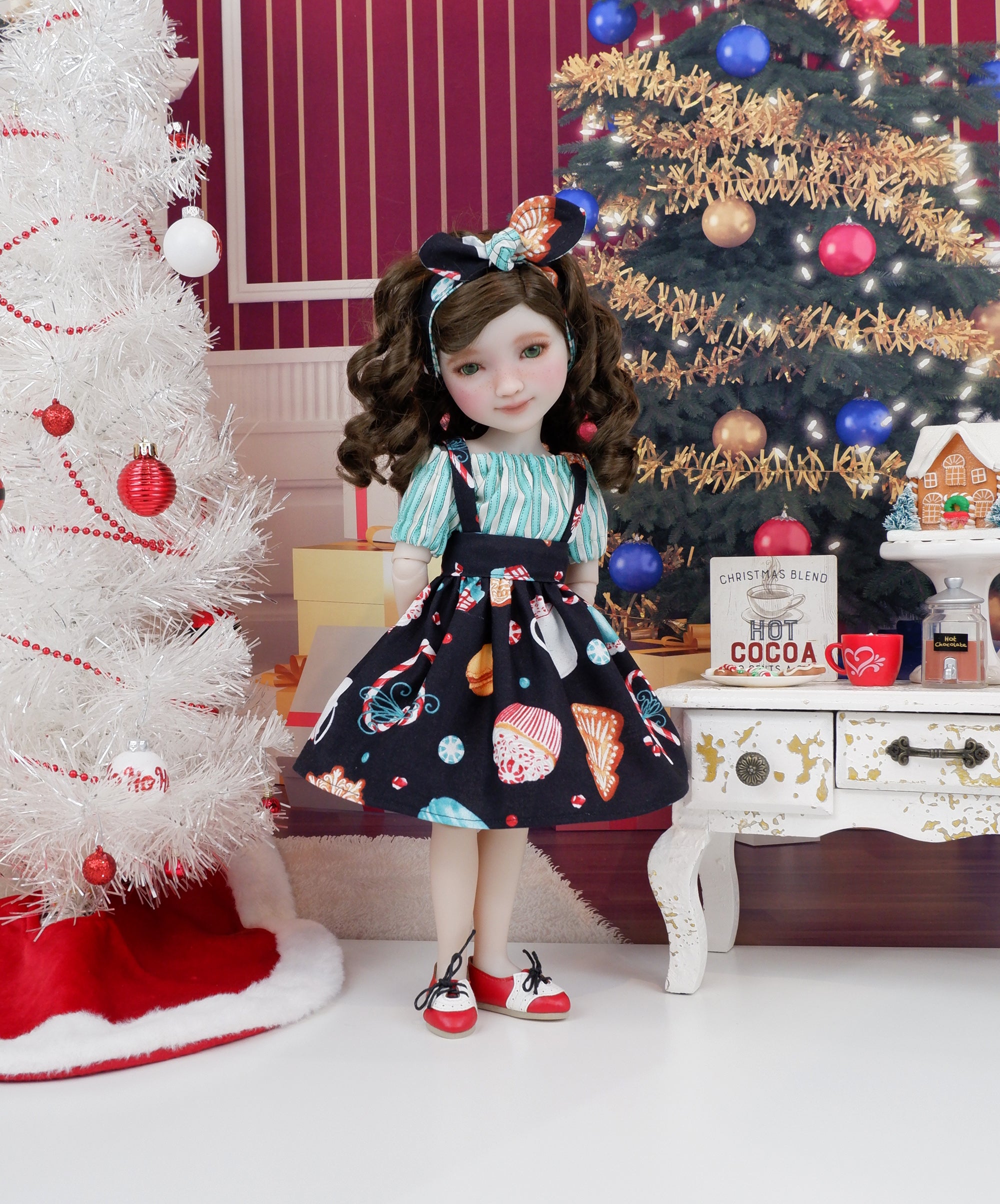 Cocoa & Cookies - blouse & jumper with saddle shoes for Ruby Red Fashi ...