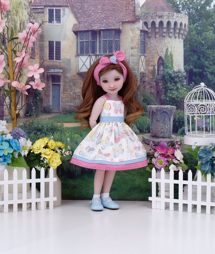 Colorful Butterfly - dress and shoes for Ruby Red Fashion Friends doll