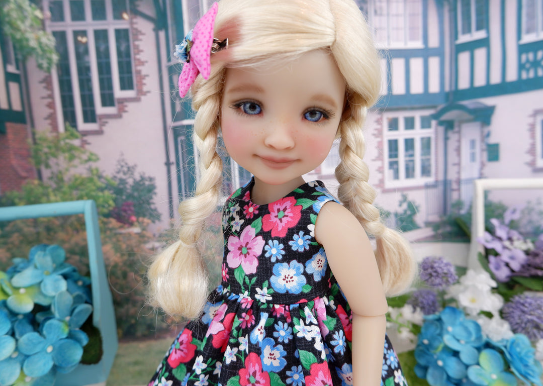 Colorful Garden - dress with sandals for Ruby Red Fashion Friends doll
