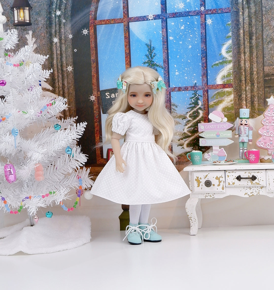 Cookie Cutie Too - dress, pinafore and boots for Ruby Red Fashion Friends doll
