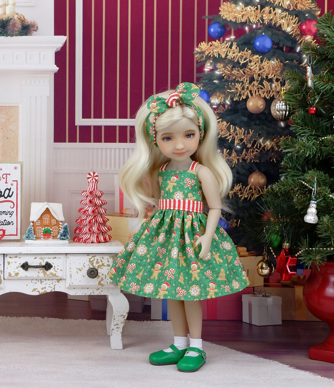 Cookie Man - dress with shoes for Ruby Red Fashion Friends doll