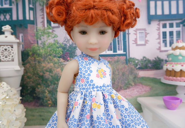 Cottage Charm - dress and shoes for Ruby Red Siblies doll
