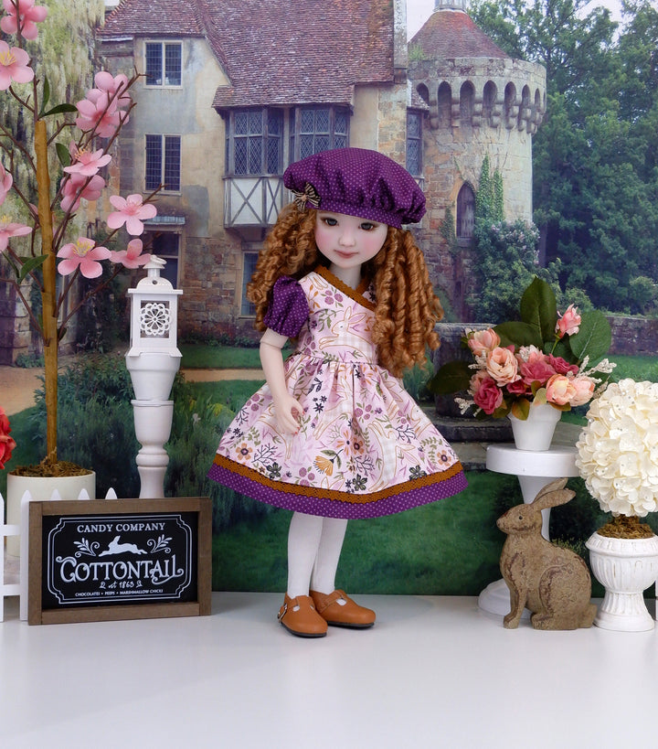 Cottage Rabbit - dress with shoes for Ruby Red Fashion Friends doll