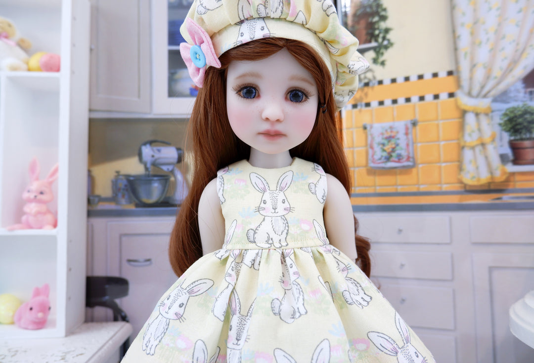 Cottontail Sweetie - dress with boots for Ruby Red Fashion Friends doll