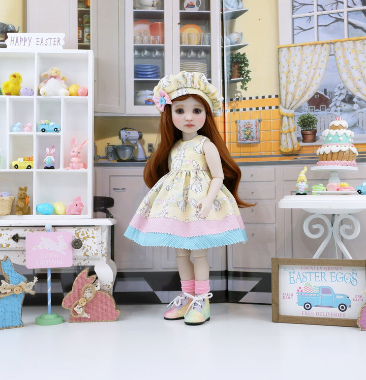 Cottontail Sweetie - dress with boots for Ruby Red Fashion Friends doll