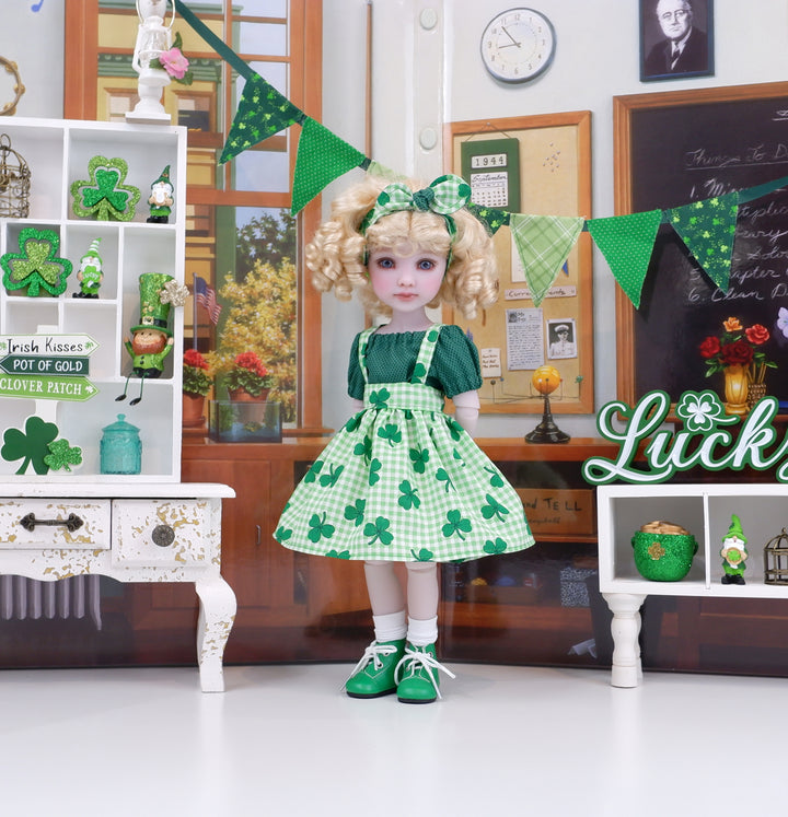 Country Clover - blouse & jumper with boots for Ruby Red Fashion Friends doll