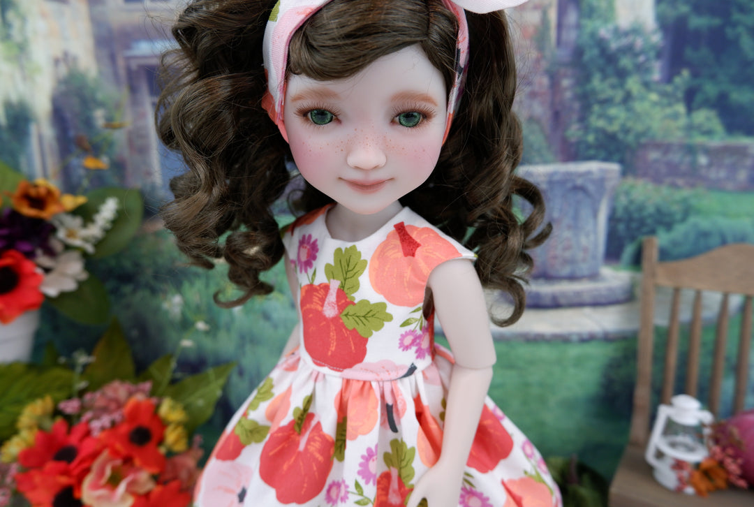 Countryside Pumpkin - dress with boots for Ruby Red Fashion Friends doll