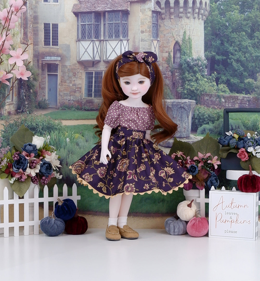 County Kerry - blouse & skirt with loafers for Ruby Red Fashion Friends doll