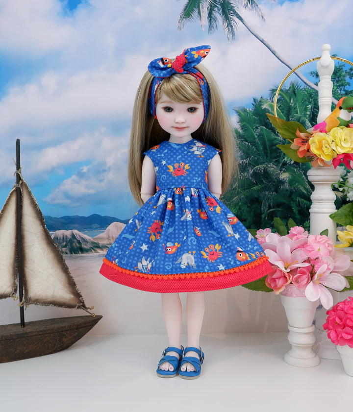 Crabby - dress and sandals for Ruby Red Fashion Friends doll