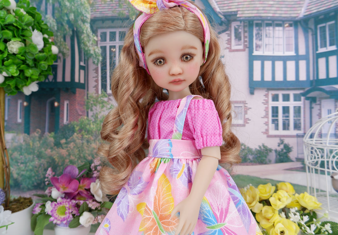 Cute Butterfly - blouse & jumper with boots for Ruby Red Fashion Friends doll