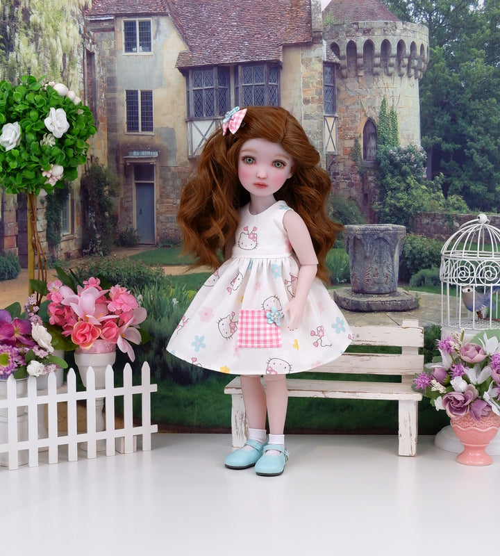 Cute Hello Kitty - dress with shoes for Ruby Red Fashion Friends doll