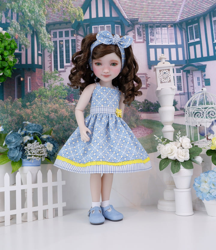 Daisy Chain - dress and shoes for Ruby Red Fashion Friends doll