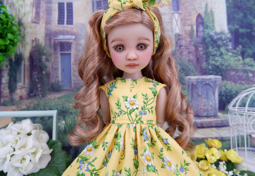 Daisy Sunshine - dress with shoes for Ruby Red Fashion Friends doll