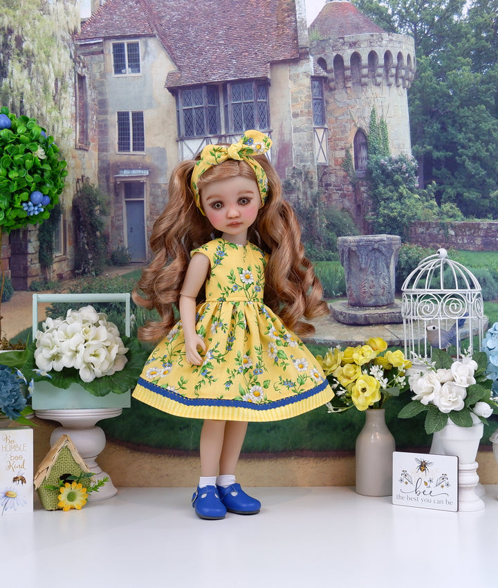 Daisy Sunshine - dress with shoes for Ruby Red Fashion Friends doll