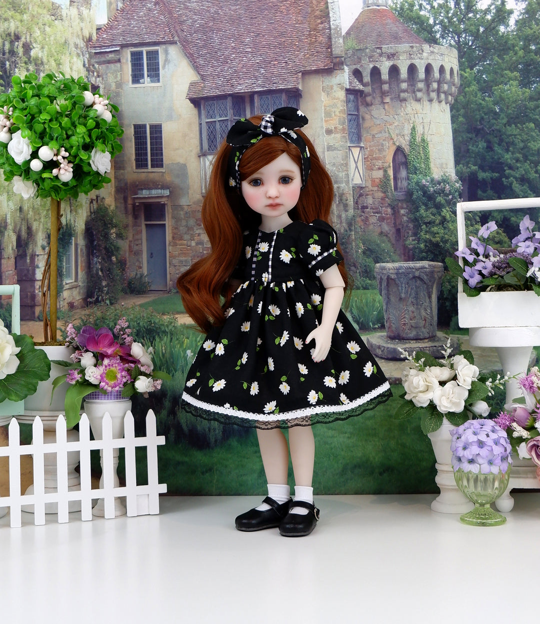 Daisy Toss dress with shoes for Ruby Red Fashion Friends doll