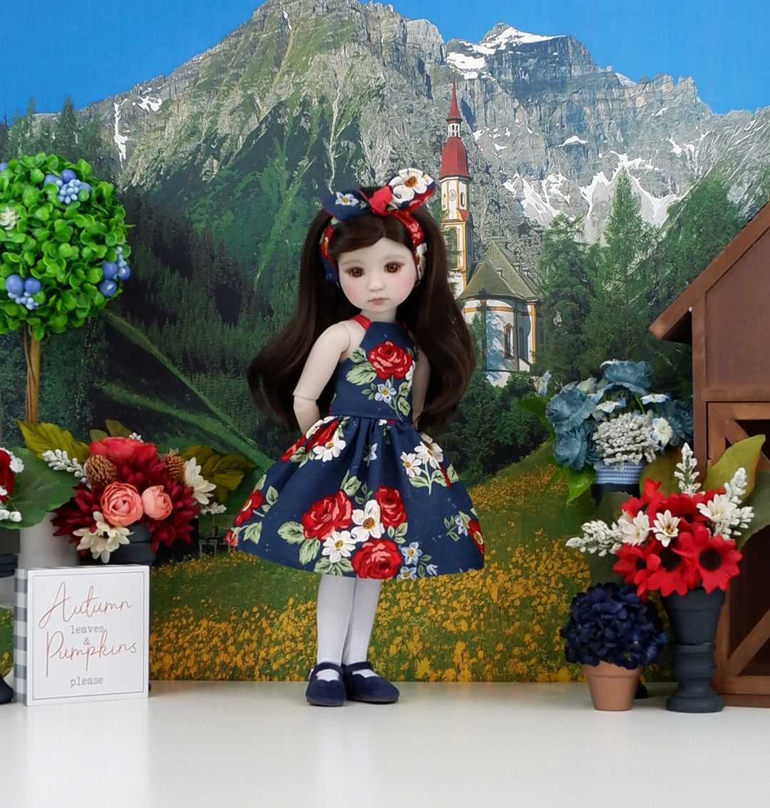 Dallas Rose - dress and shoes for Ruby Red Fashion Friends doll