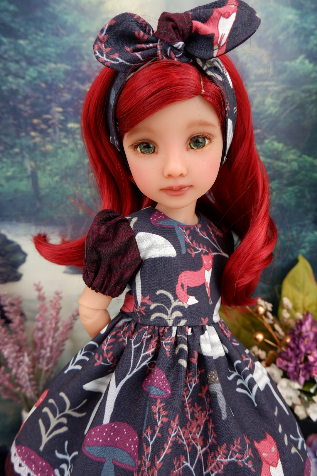 Dark Thicket - dress and boots for Ruby Red Fashion Friends doll